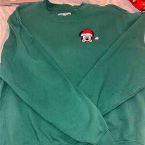 Disney Mickey Mouse Christmas Crewneck Sweater